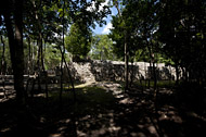 Group D, Temple V at Coba - coba mayan ruins,coba mayan temple,mayan temple pictures,mayan ruins photos